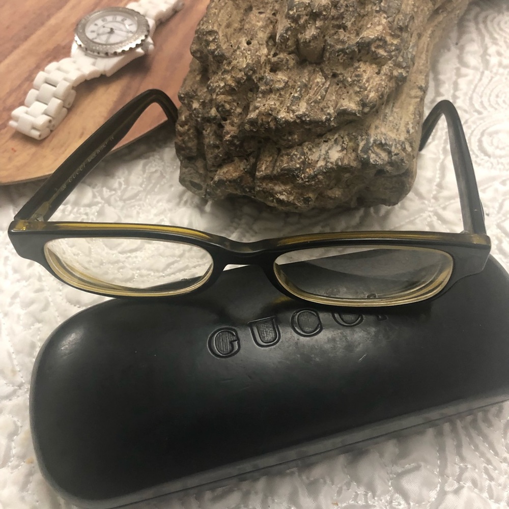 👓 Gucci Brown  Prescription Eyeglasses👓